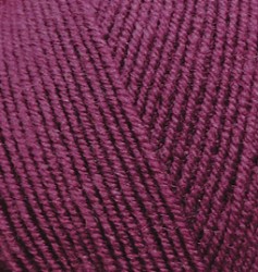 Пряжа для вязания Ализе LanaGold 800 (49% шерсть/ 51% акрил) 5х100г/800м цв.307 гнилая вишня упак (1 упак)