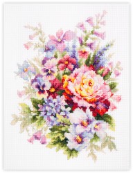 Набор для вышивания ЧУДЕСНАЯ ИГЛА арт.101-311 Цветочный бал 19х26 см