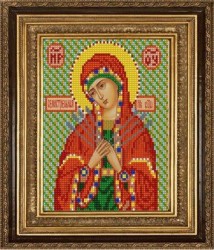 Рисунок на ткани (Бисер) КОНЁК арт. 9125 Богородица Семистрельная 15х18 см
