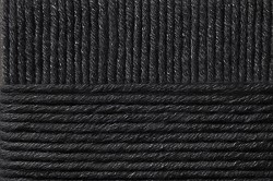 Пряжа для вязания ПЕХ "Осенняя" (25% шерсть, 75% ПАН) 5х200г/150м цв.002 черный