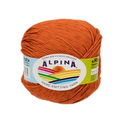Пряжа ALPINA RENE TWIST (100% хлопок) 10х50г/125м цв.03 рыжий