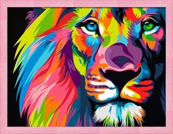 Набор для изготовления картин АЛМАЗНАЯ ЖИВОПИСЬ арт.АЖ.4006 Красочный лев
