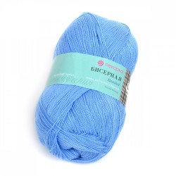 Пряжа для вязания ПЕХ "Бисерная" (100% акрил) 5х100г/450м цв.520 голубая пролеска