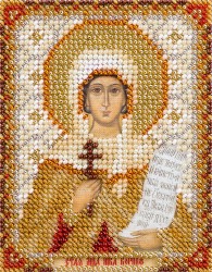 Набор для вышивания PANNA арт. CM-1753 Икона Святой мученицы Ники (Виктории) Коринфской 8,5х11 см