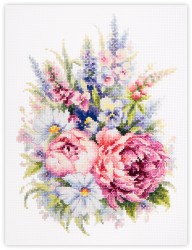 Набор для вышивания ЧУДЕСНАЯ ИГЛА арт.101-310 Цветочный вальс 19х26 см