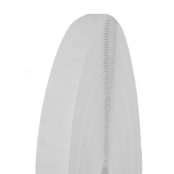 Лента липучка TBY пришивная кач.С шир.16мм цв.F101 белый уп.25м (мягкая часть, петля)