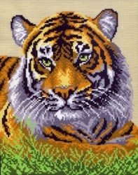 Рисунок на канве МАТРЕНИН ПОСАД арт.28х37 - 0434-1 Туранский тигр