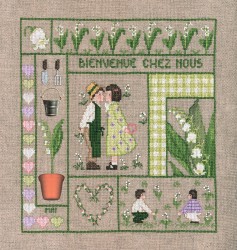 Набор для вышивания Le Bonheur des Dames арт.2654 Bienvenue Mai (Добро пожаловать, май) 21х23 см