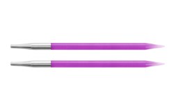 51260 Knit Pro Спицы съемные Trendz 8мм для длины тросика 28-126см, акрил, пурпурный, 2шт