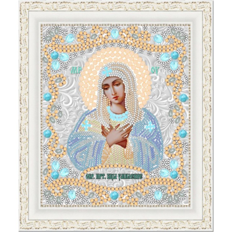 Рисунок на ткани (Бисер) КОНЁК арт. 7122 Богородица Умиление 15х18 см