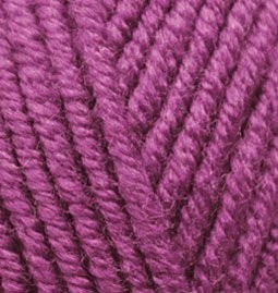 Пряжа для вязания Ализе Superlana maxi (25% шерсть/ 75% акрил) 5х100г/100м цв.050 т.фуксия упак (1 упак)