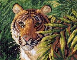 Рисунок на канве МАТРЕНИН ПОСАД арт.28х37 - 0526-1 Индокитайский тигр