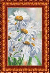 Рисунок на ткани КАРОЛИНКА арт. КБЦ-4030 Ромашки 17,8х26,2 см