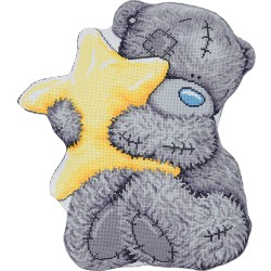 Набор для вышивания PANNA арт. MTY-7029 Подушка.Tatty Teddy со звездочкой 36/5х41/5 см упак (1 шт)