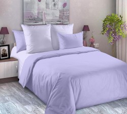 Ткань Сатин 120 г/м 100% хлопок шир.220 см арт.D.661007Сат273 цв.сиреневый рул.33м (±5м)