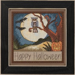 Набор для вышивания MILL HILL Счастливый Хэллоуин 17,78х17,78 см