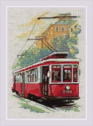 Набор для вышивания РИОЛИС арт.2106 Старый трамвай 21х30 см