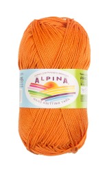 Пряжа ALPINA ANABEL (100% мерсеризованный хлопок) 10х50г/120м цв.1039 оранжевый