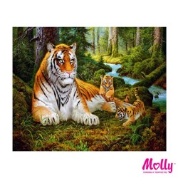 Картины по номерам Molly арт.KH0160 Сунг ли. Строгий отец (26 цветов) 40х50 см