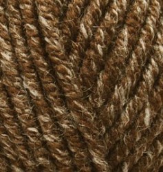 Пряжа для вязания Ализе Superlana maxi (25% шерсть/ 75% акрил) 5х100г/100м цв.804 коричневый жаспе упак (1 упак)