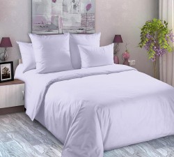 Ткань Сатин 120 г/м 100% хлопок шир.220 см арт.D.661008Сат273 цв.сиреневый рул.33м (±5м)