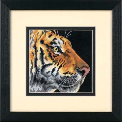 Набор для вышивания DIMENSIONS арт.DMS-07225 Величественный тигр 13х13 см