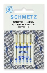 Иглы стрейч Schmetz 130/705H-S №65 (2) 75(2), 90(1) уп.5 игл