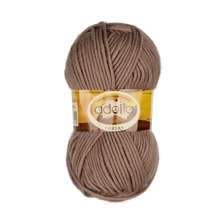 Пряжа ADELIA ARIA (100% акрил) 5х100г/100м цв.08 т.бежевый
