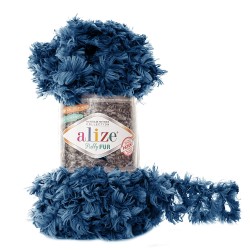 Пряжа для вязания Ализе Puffy Fur (100% полиэстер) 5х100г/6м цв.6114