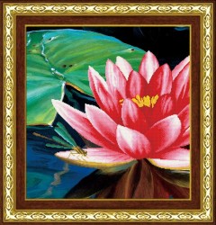 Набор "Колор Кит" мозаичная картина арт.КК.80028 Цветок лотоса 55х55