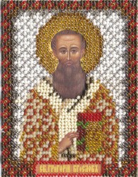 Набор для вышивания PANNA арт. CM-1212 Икона Святителя Григория Богослова 8,5х10,5 см