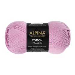 Пряжа ALPINA COTTON PALLETE (50% хлопок, 50% акрил) 10х50г/205м цв.14 лиловый