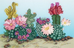 Набор для вышивания PANNA Живая картина арт. JK-2131 Весна в пустыне 26х13,5 см