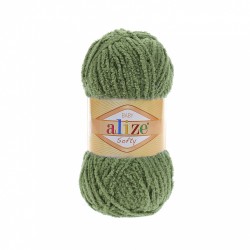 Пряжа для вязания Ализе Softy (100% микрополиэстер) 5х50г/115м цв.485 зелёная черепаха