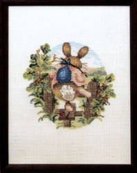 Набор для вышивания OEHLENSCHLAGER арт.76635 Кролик убегает 21х27 см
