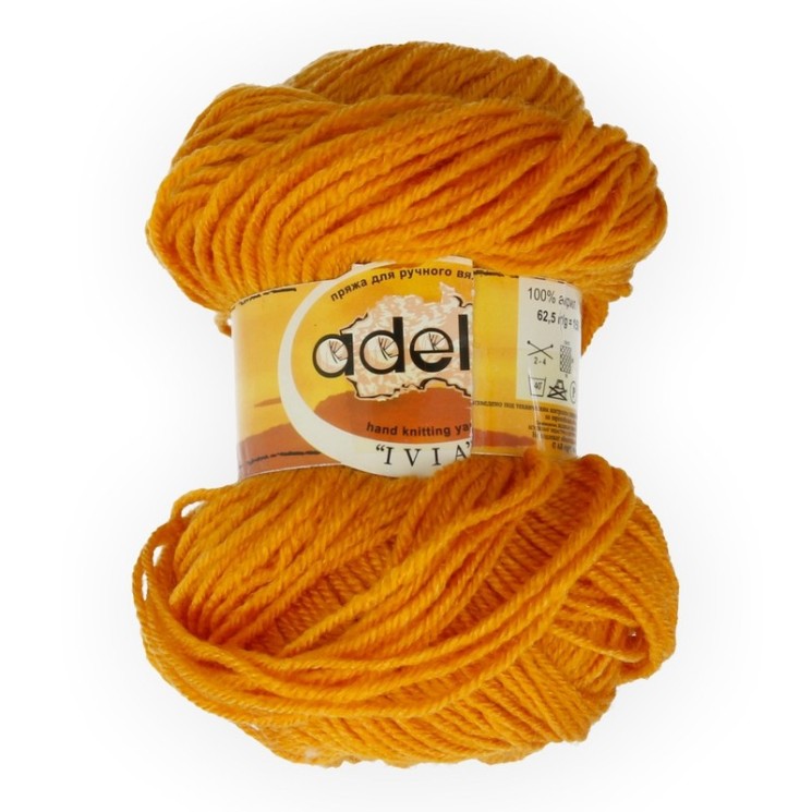 Пряжа ADELIA IVIA (100% акрил) 4х62,5г/150м цв.127 св.коричневый