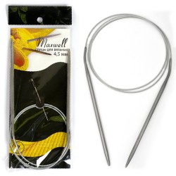 Спицы круговые для вязания на тросиках Maxwell Black 80 см арт.#7 4,5мм уп.10шт