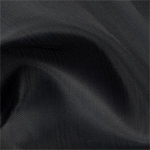 Ткань подкладочная Таффета 150см IdealTex С190Т F322 черный 80г/пог.м рул. 100м