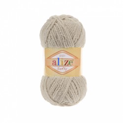 Пряжа для вязания Ализе Softy (100% микрополиэстер) 5х50г/115м цв.115 лунный луч