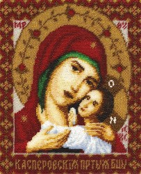 Набор для вышивания PANNA арт. CM-0946 Икона Пресвятой Богородицы Касперовская 19,5х24 см