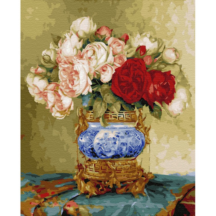 Картины по номерам Molly арт.KH0669 Бузин. Восточный мотив (29 цветов) 40х50 см