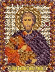 Набор для вышивания PANNA арт. CM-1482 Икона Святого Великомученика Феодора Тирона 8,5х10,5 см