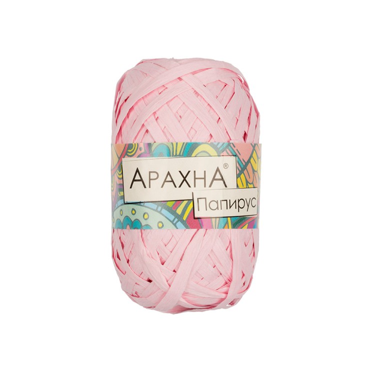 Пряжа ARACHNA Papyrus (100% целлюлоза) 10х40г/50м цв.13 розовый