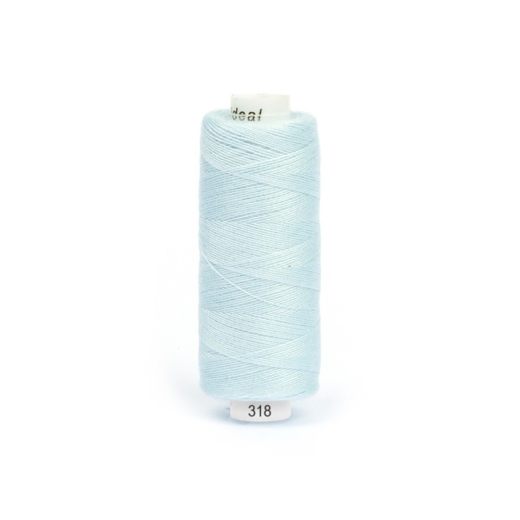 Нитки бытовые IDEAL 40/2 366м 100% п/э, цв.318 голубой