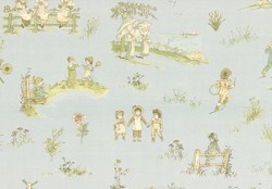 Ткань для пэчворка PEPPY Kate Greenaway Panel 115 г/м  100% хлопок цв.31007-70 уп.60х110 см