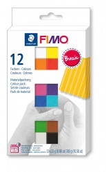FIMO Soft комплект полимерной глины из 12 блоков по 25г арт.8023.C12-1