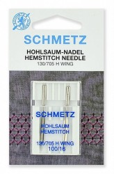 Иглы для мережки Schmetz 130/705H № 100, уп.2 иглы