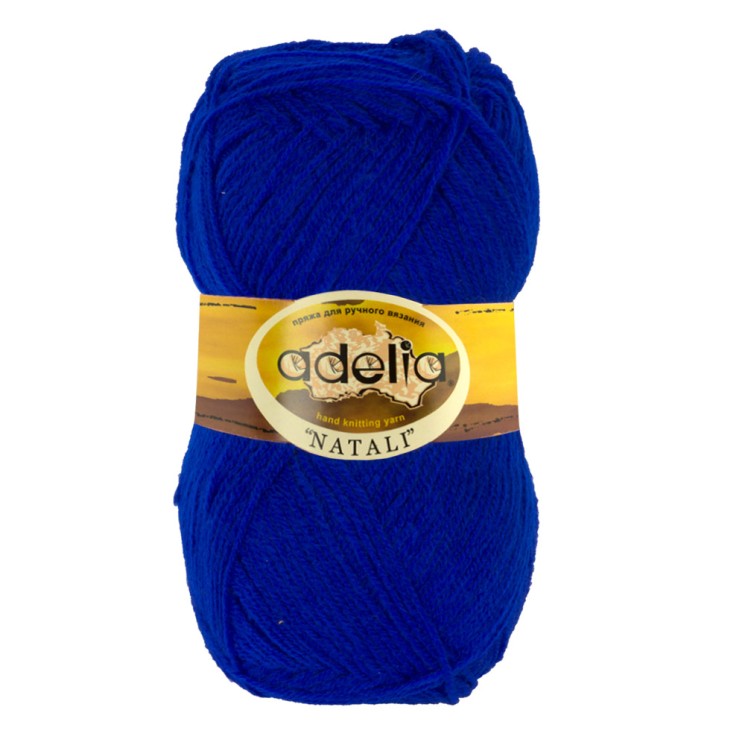 Пряжа ADELIA NATALI (100% акрил) 10х50г/300м цв.11 ярко-синий