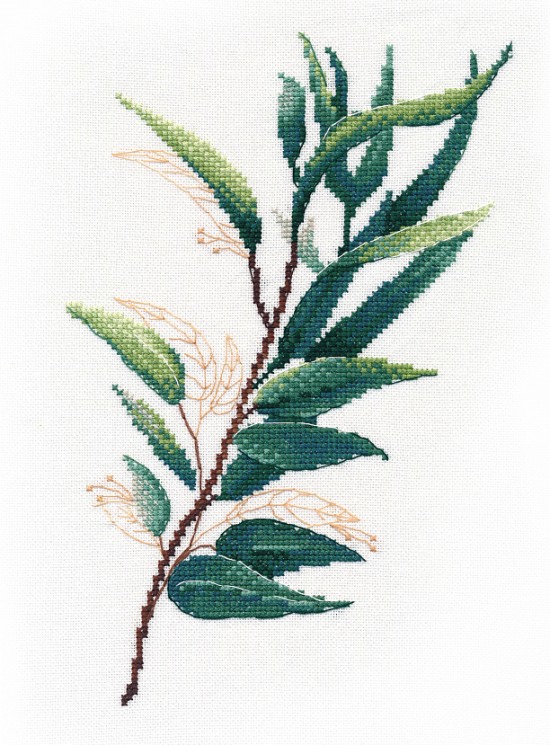 Набор для вышивания ОВЕН арт. 1314 Тропическая зелень №1 20х25 см