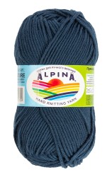 Пряжа ALPINA NATURE (100% хлопок) 10х50г/105м цв.006 т.джинсовый
